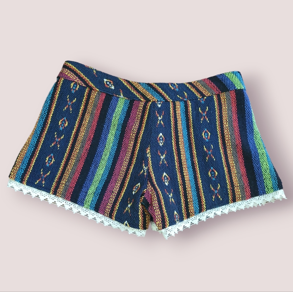 Judith March Embroidered Shorts